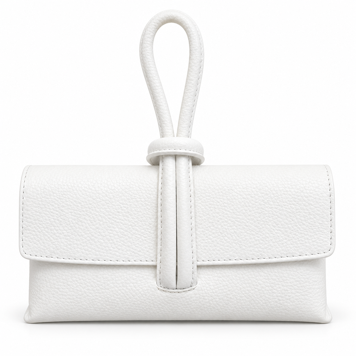 Borsa Sonia in pelle bianco