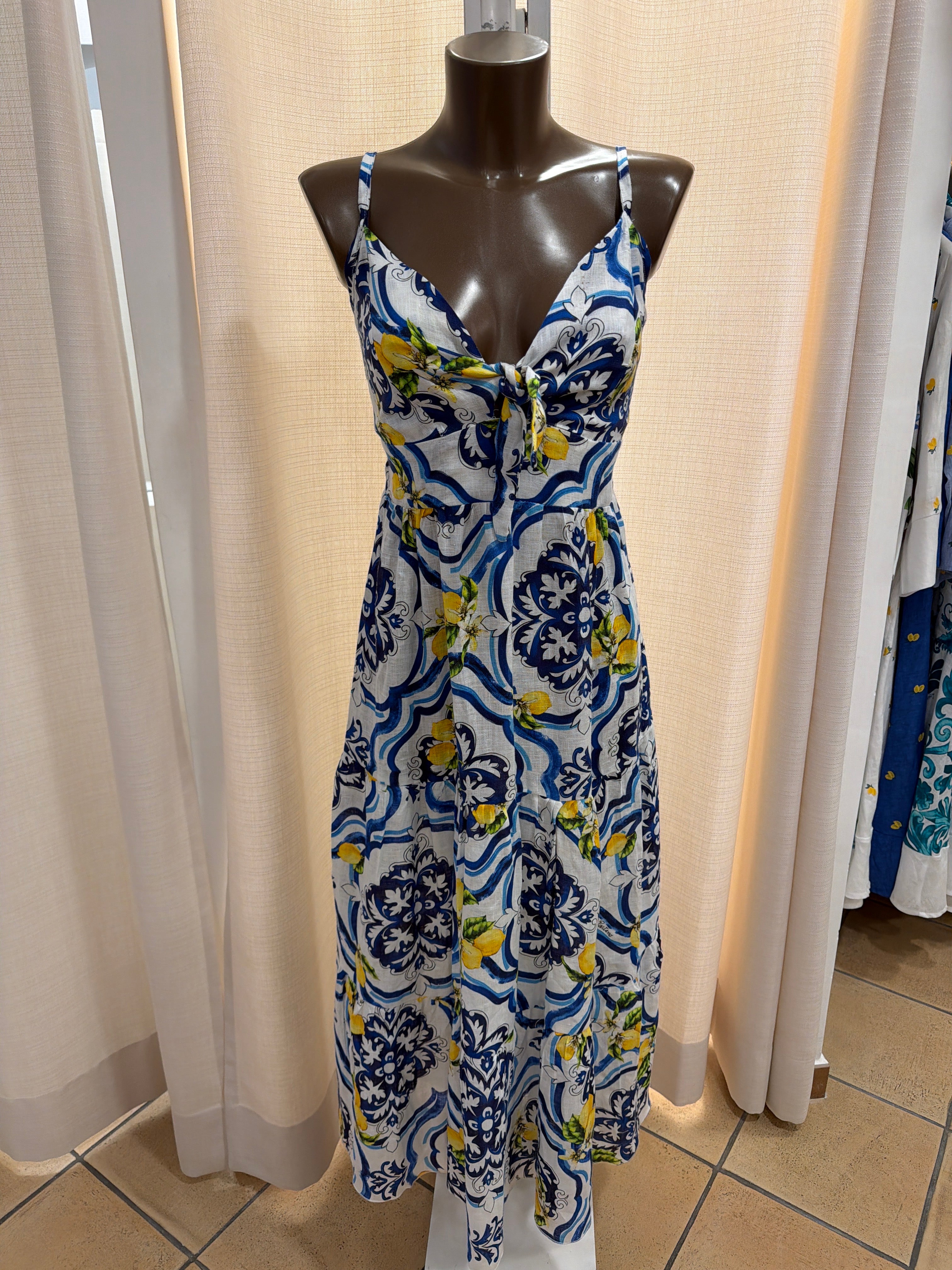 Abiti Danica in lino stampa ceramica