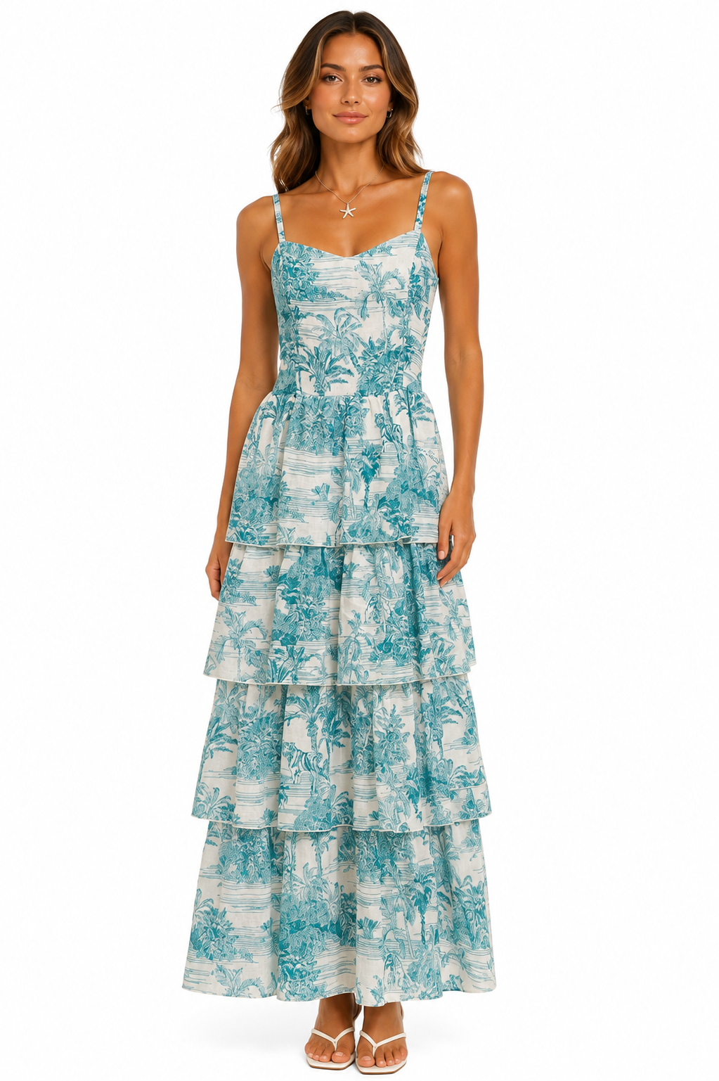 Abito Luana in lino Tiffany adoro
