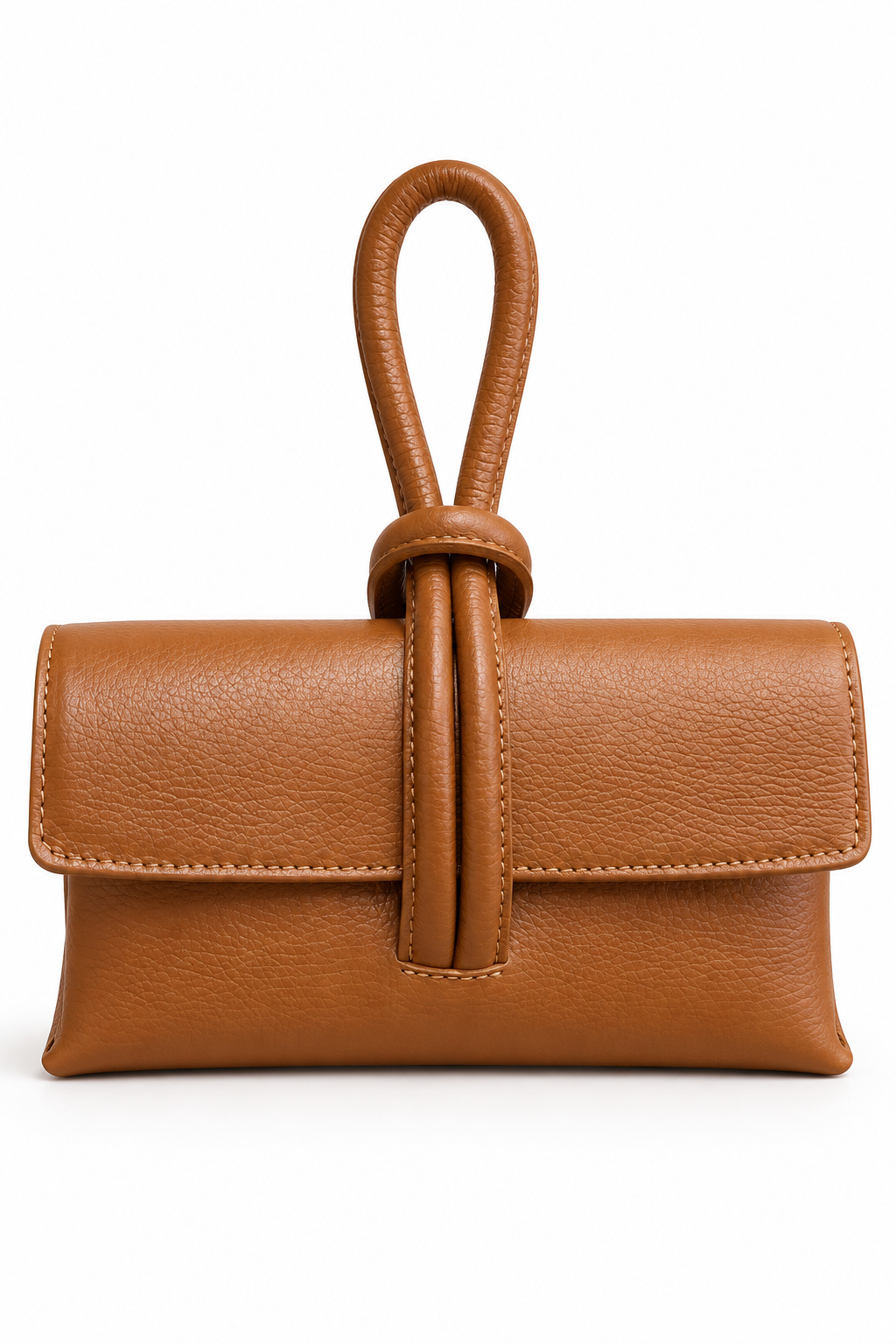 Borsa Sonia in pelle cognac