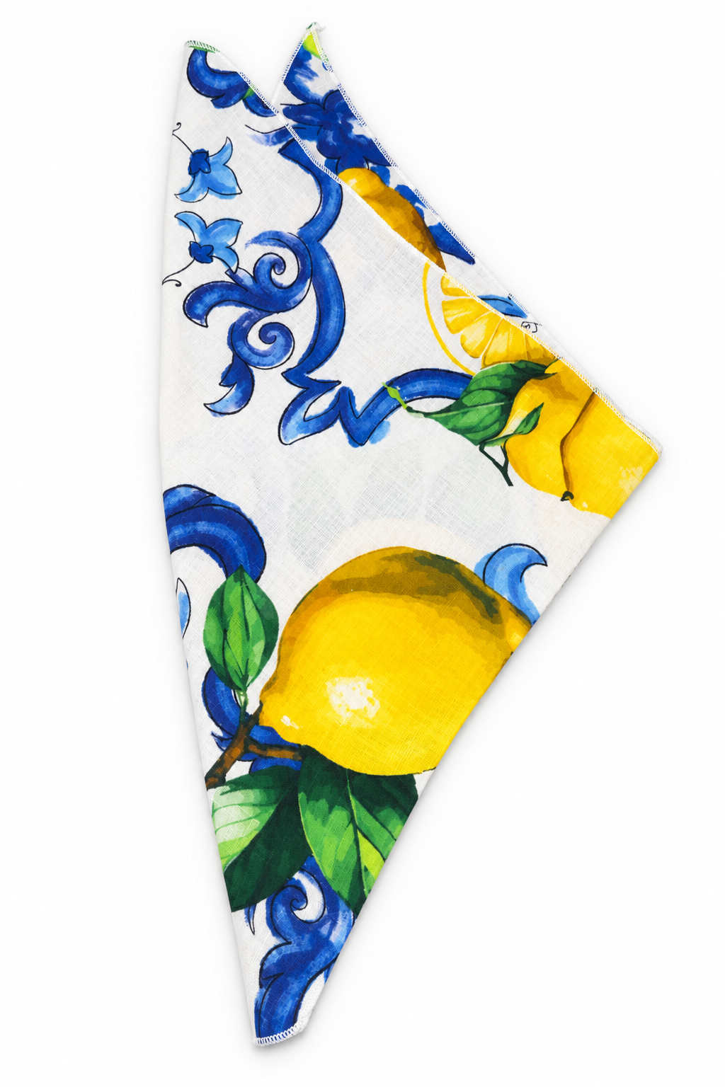 Bandana Lino stampa Lime