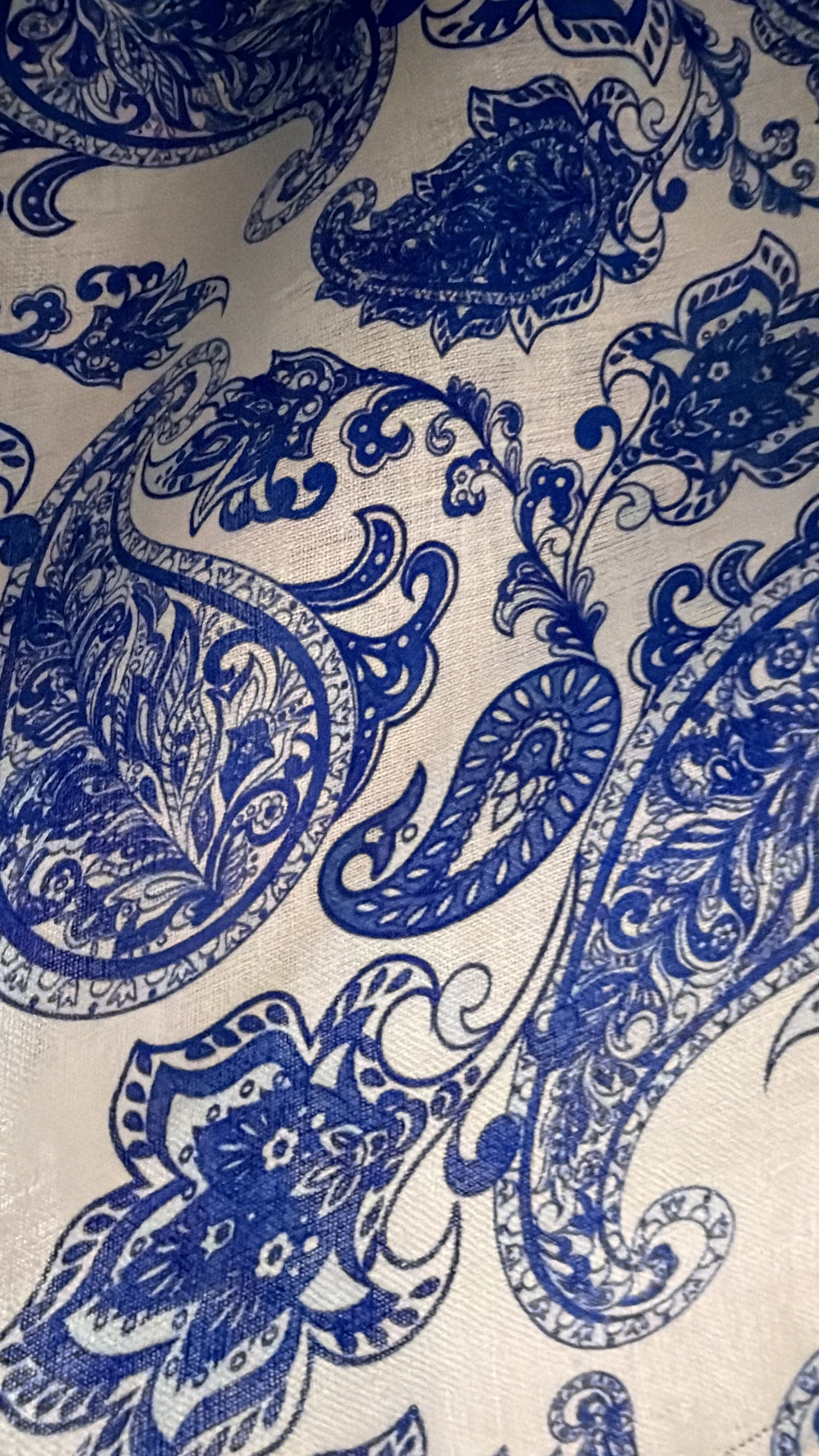 Kleid Latoya aus Leinen mit Kaschmir-Print