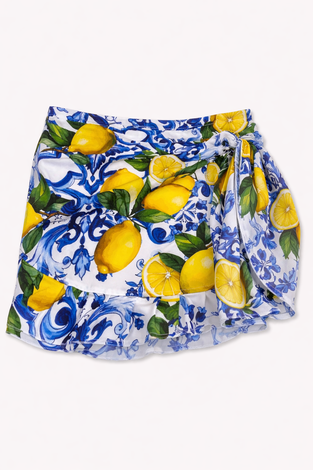 Lycra-Pareo Zitronen