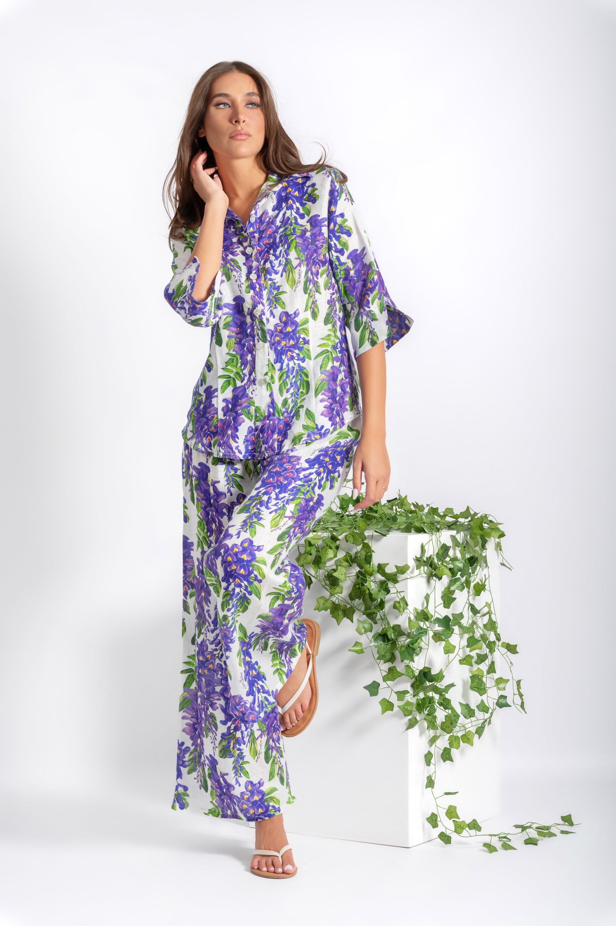 Nara shirt and Mandala trousers set