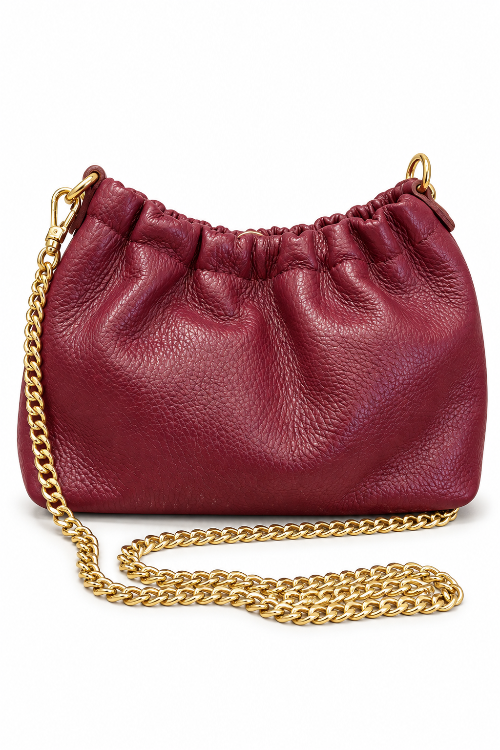 Borsa piccola Sissi in pelle Vino