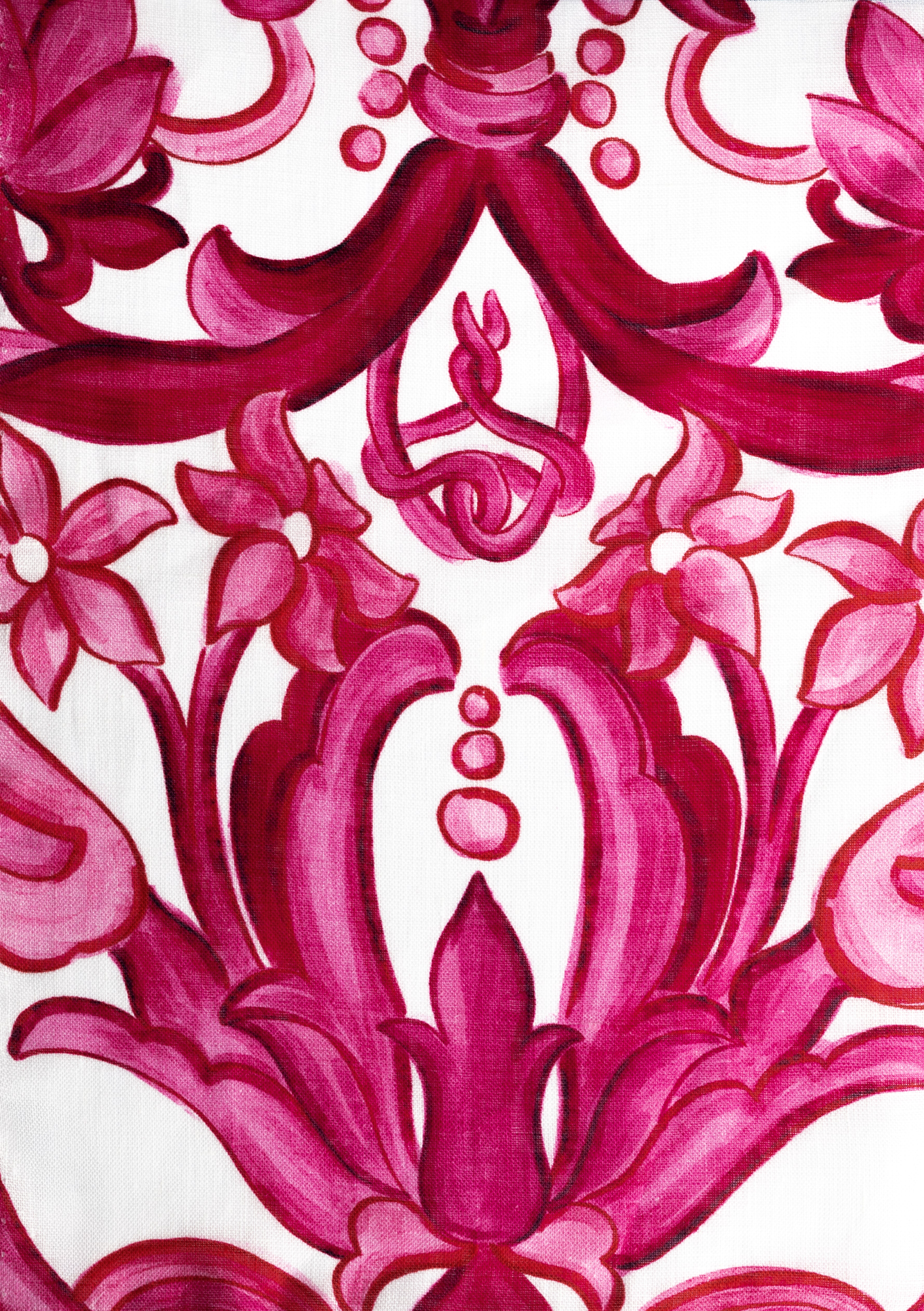 Short Lycra Dress with Blue Painting Print