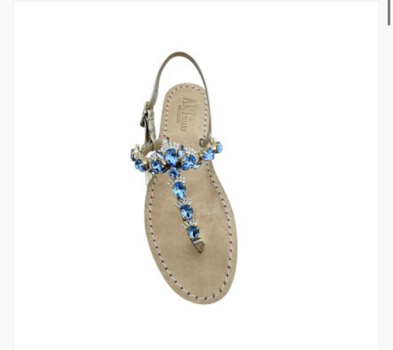 Sky jewel sandals
