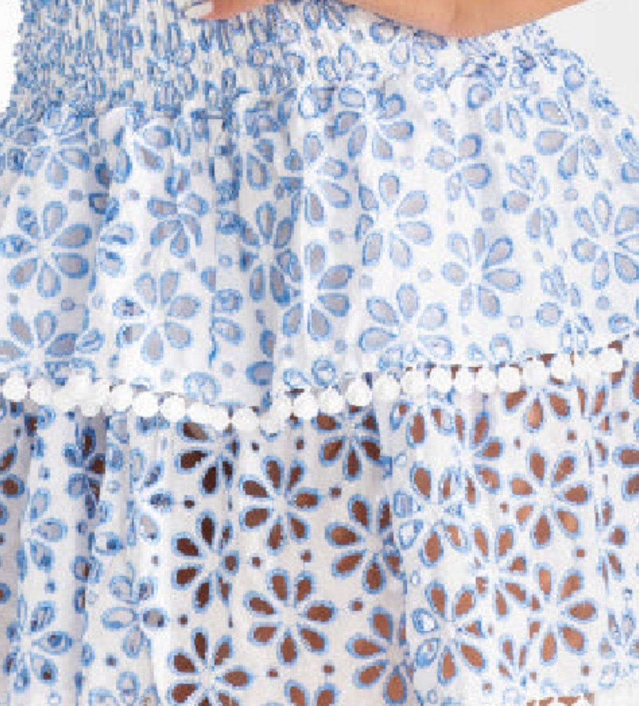 Light blue Sangallo Monaco dress