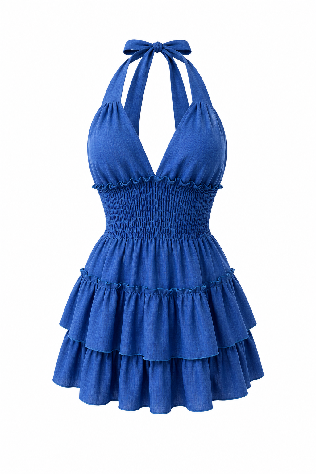 Melon blu in lino taglia unica