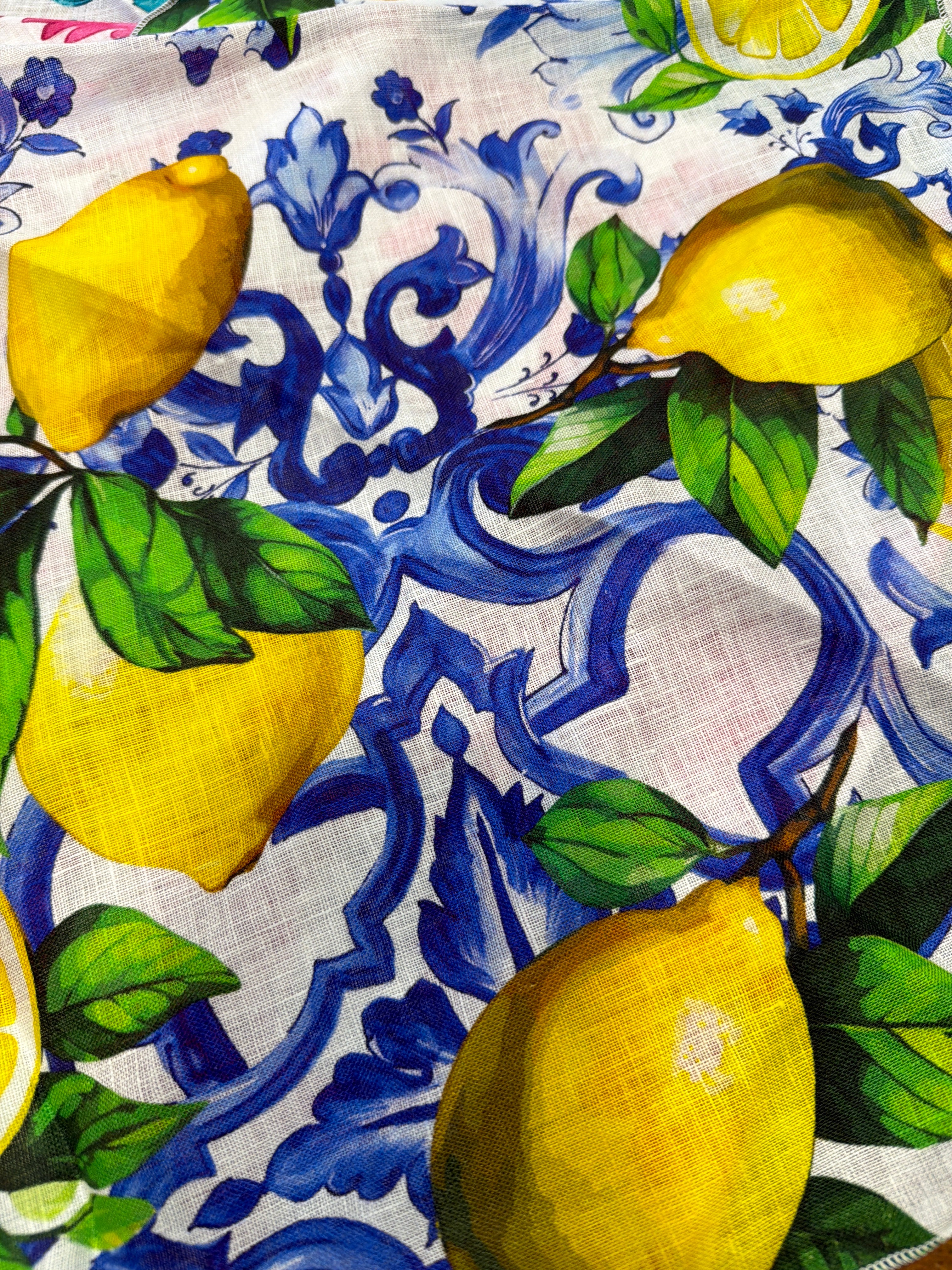 Cerchietto capelli stampa Ravello limoni