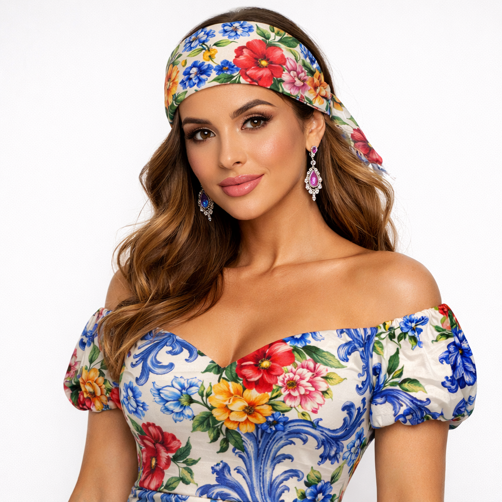 Bandana Lino stampa arte