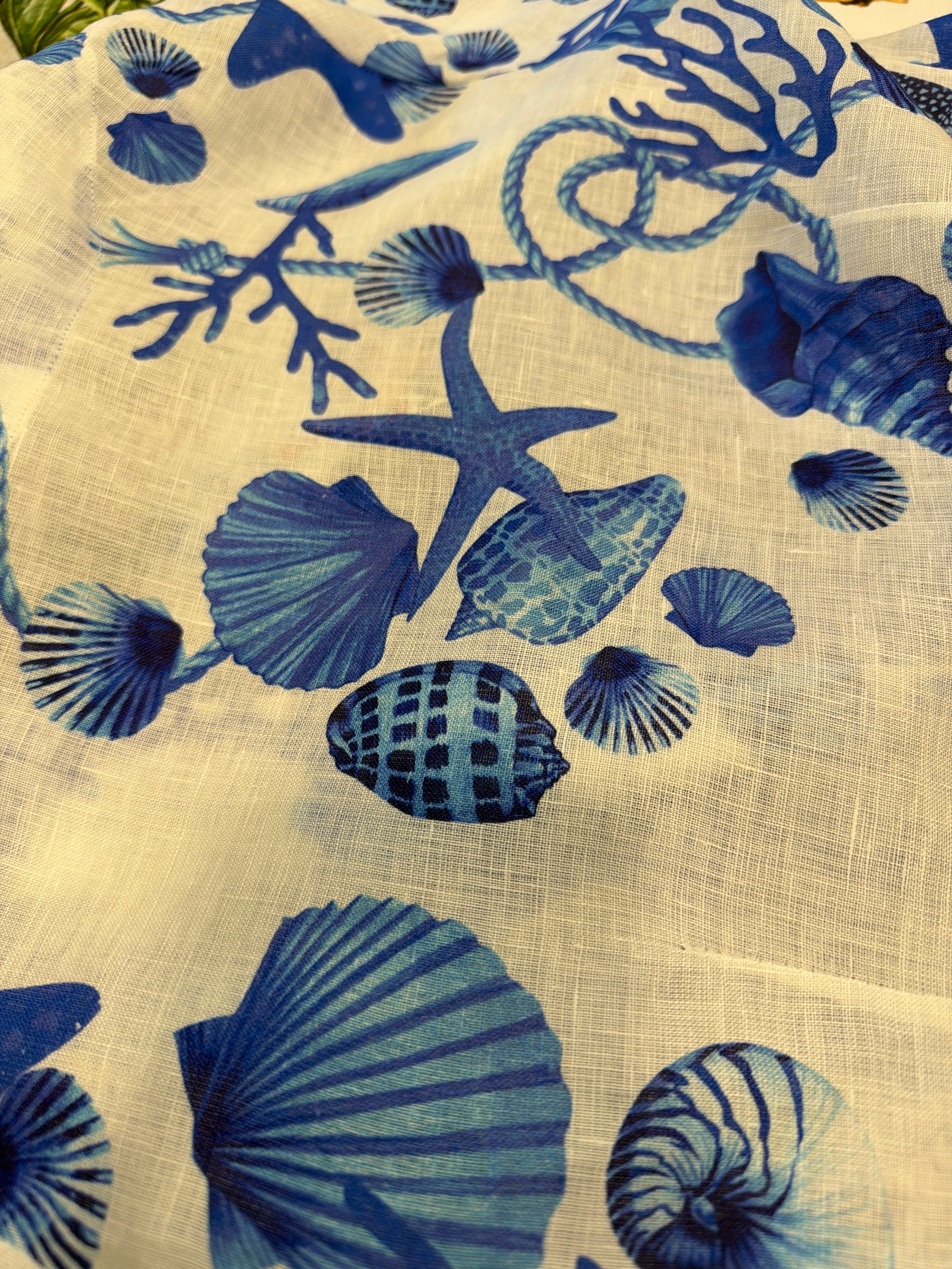 Bandana Lino stampa coralli