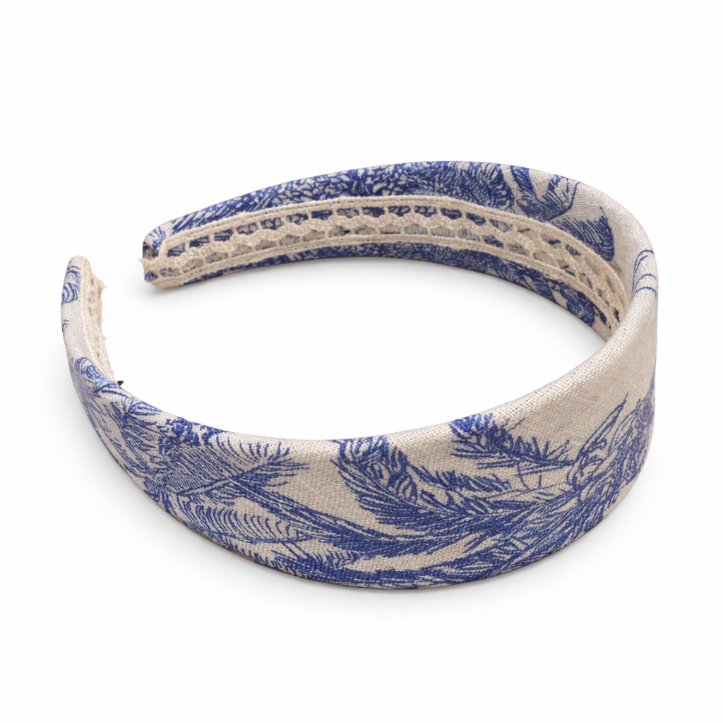 Cerchietto capelli stampa adoro blu