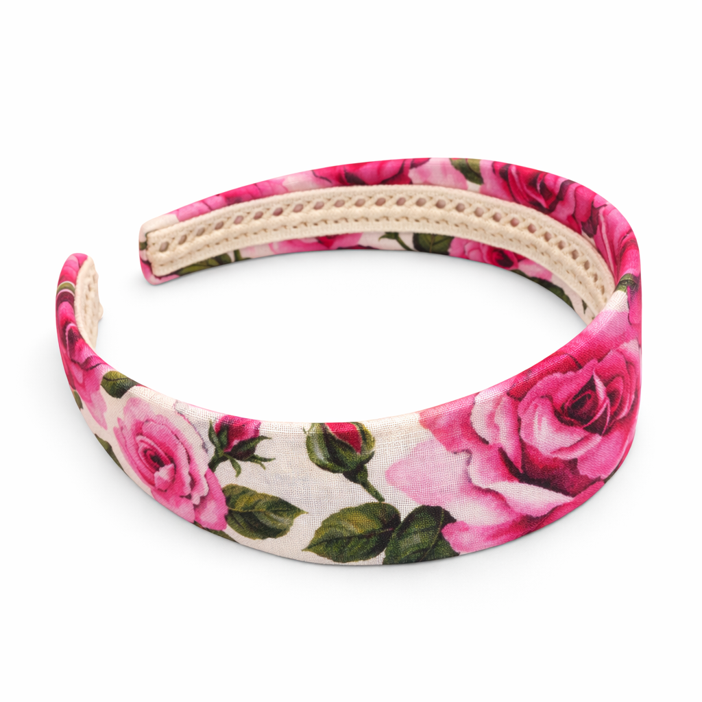 Cerchietto capelli stampa rose