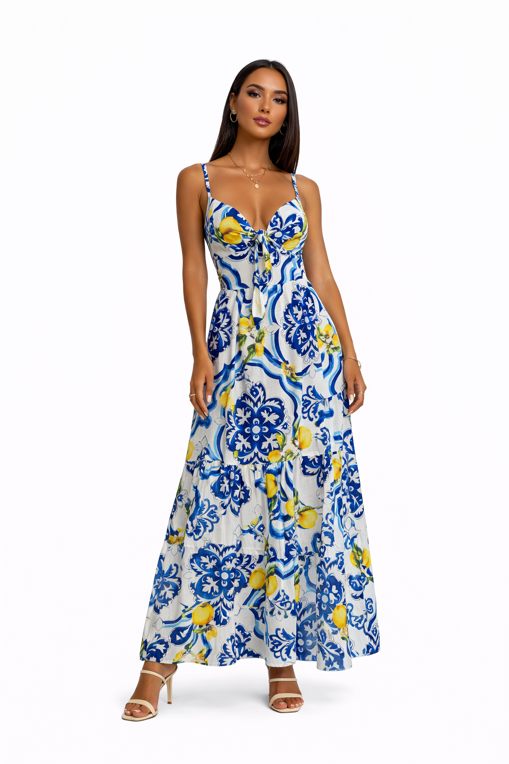 Abiti Danica in lino stampa ceramica