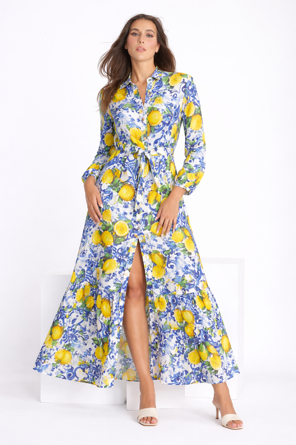 Nerea lemon dress