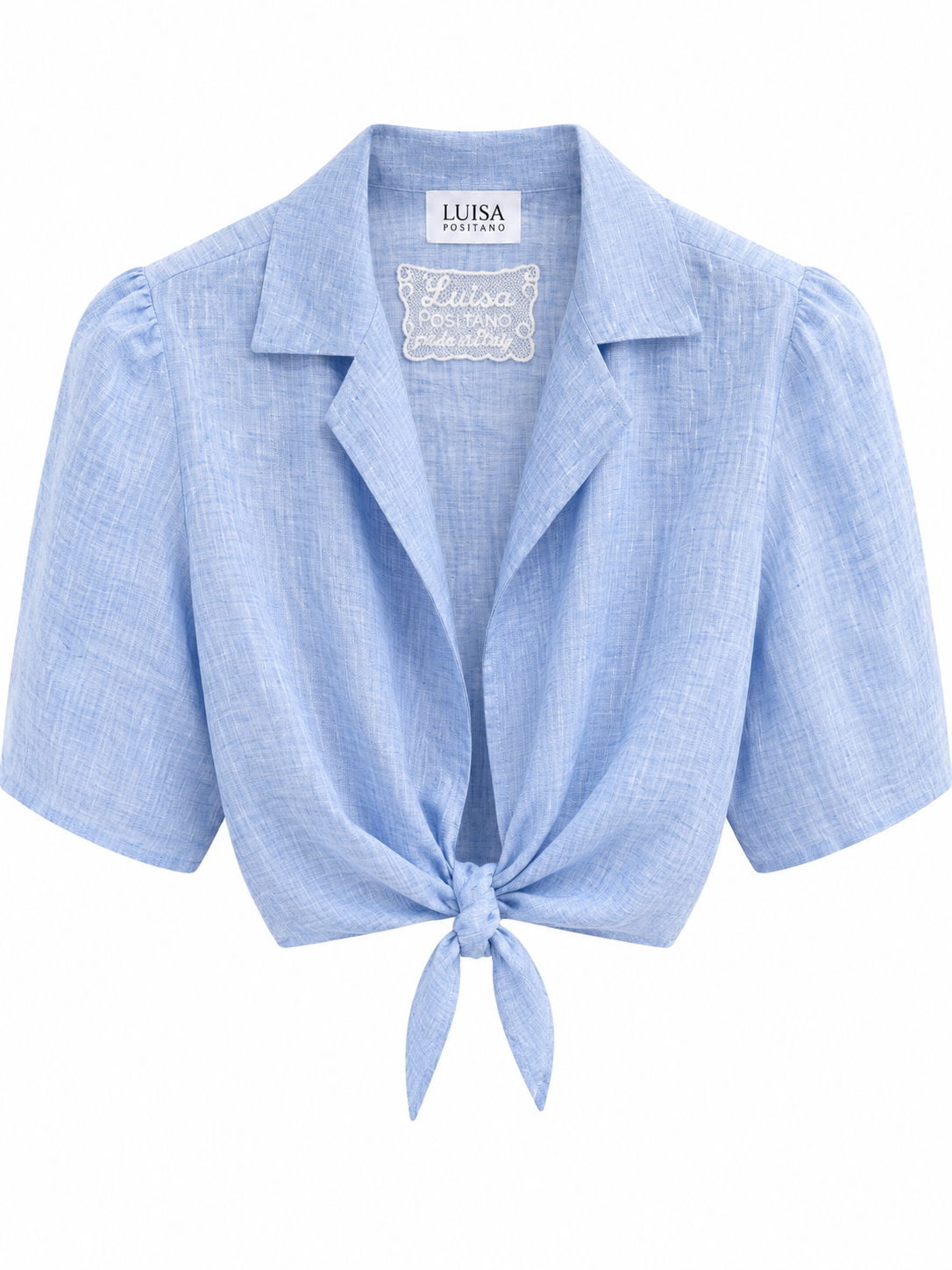 Top Bali in lino stampa taglia xs /s