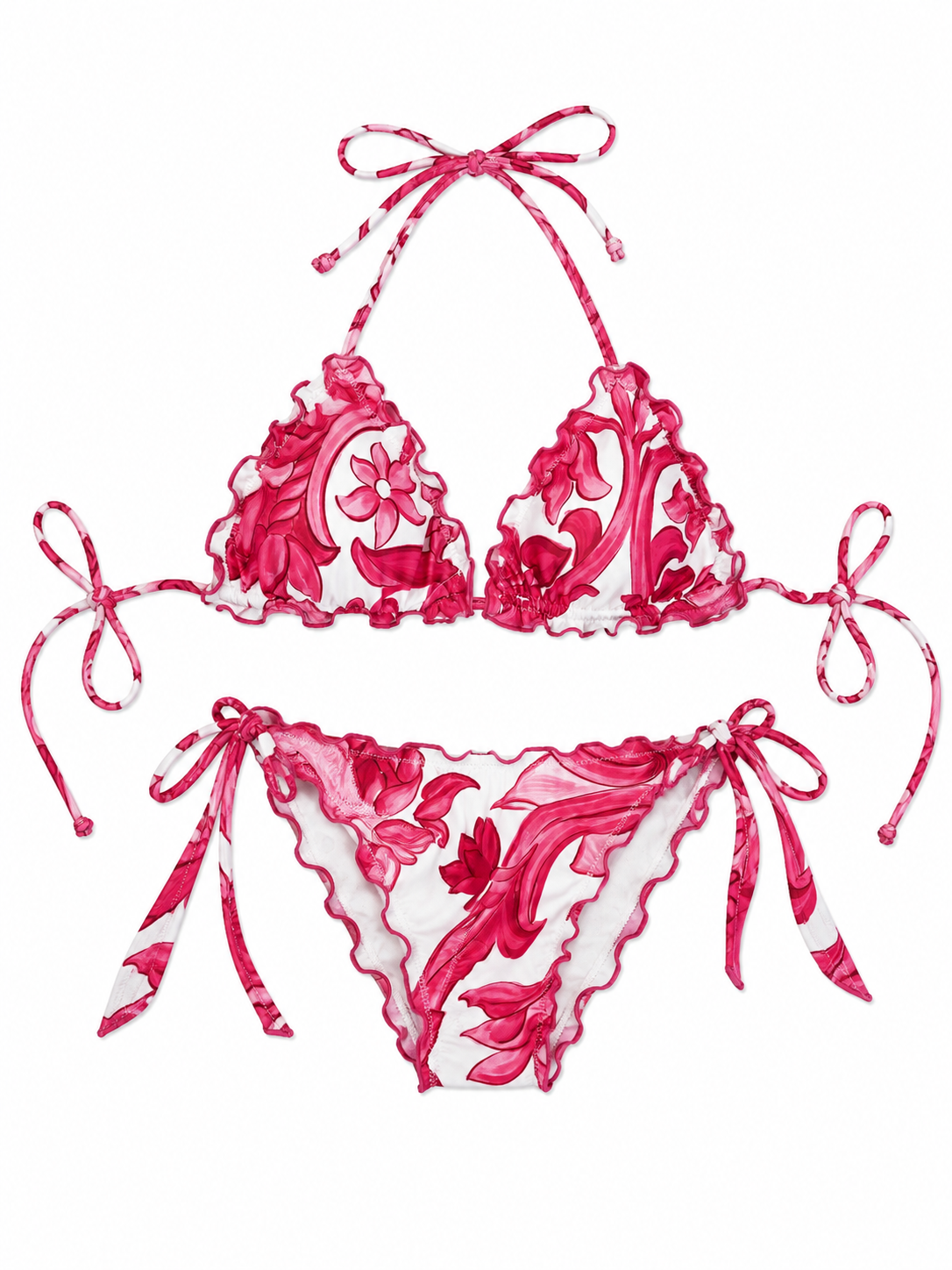 Bikini Fru Fru colore pittura rosa