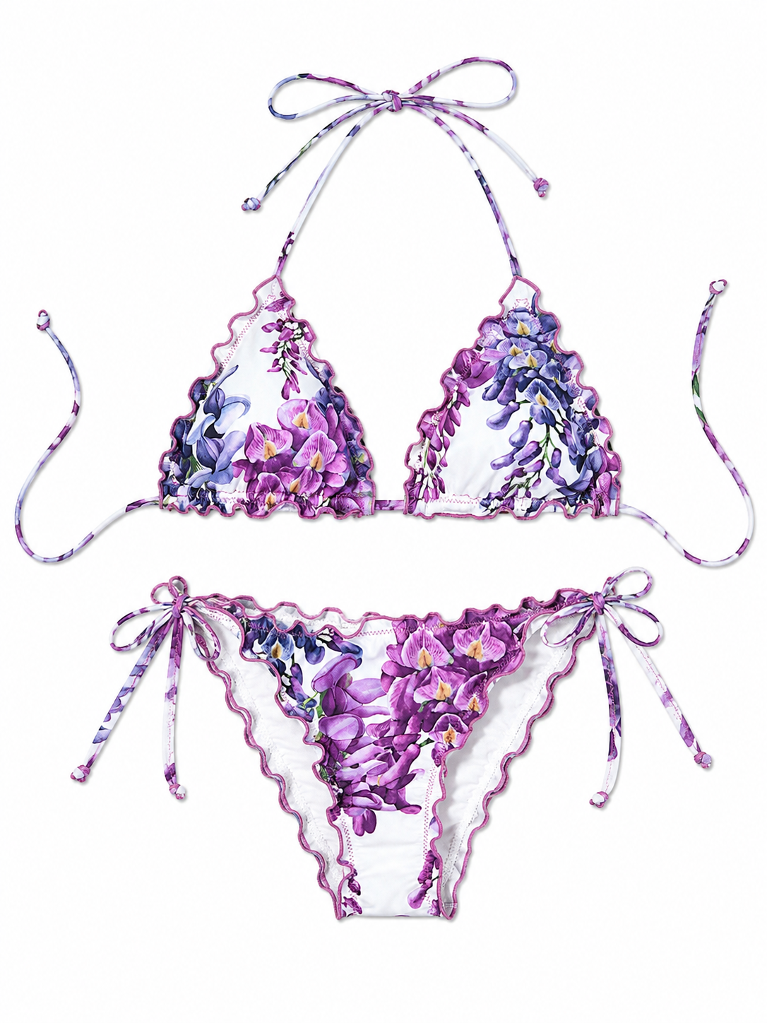 Bikini Fru Fru colore glicine