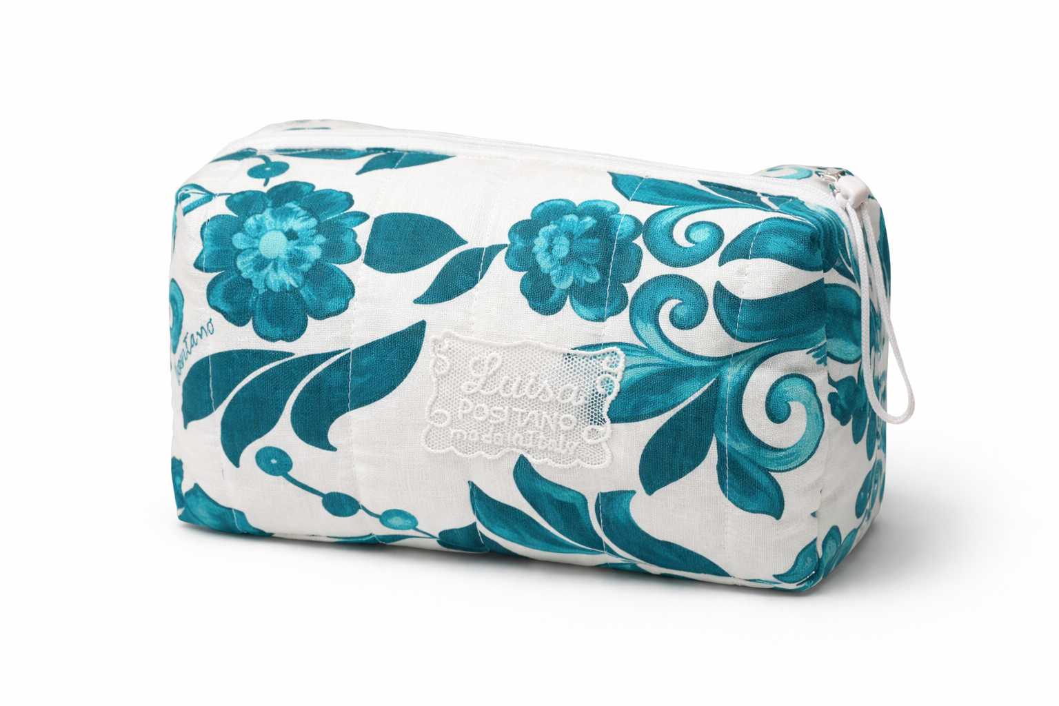 Beauty in lino stampa Ramo verde con zip