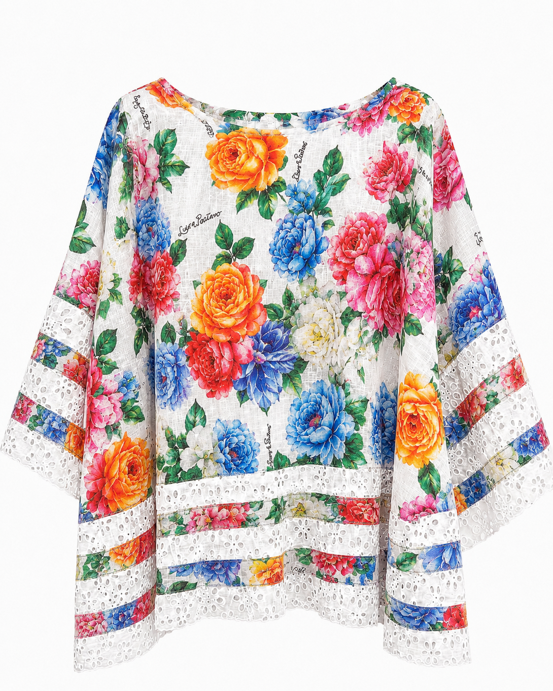 Casacca Luisa one size big stampa fiore