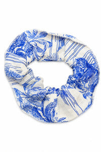 Scrunchies stampa Adoro blu