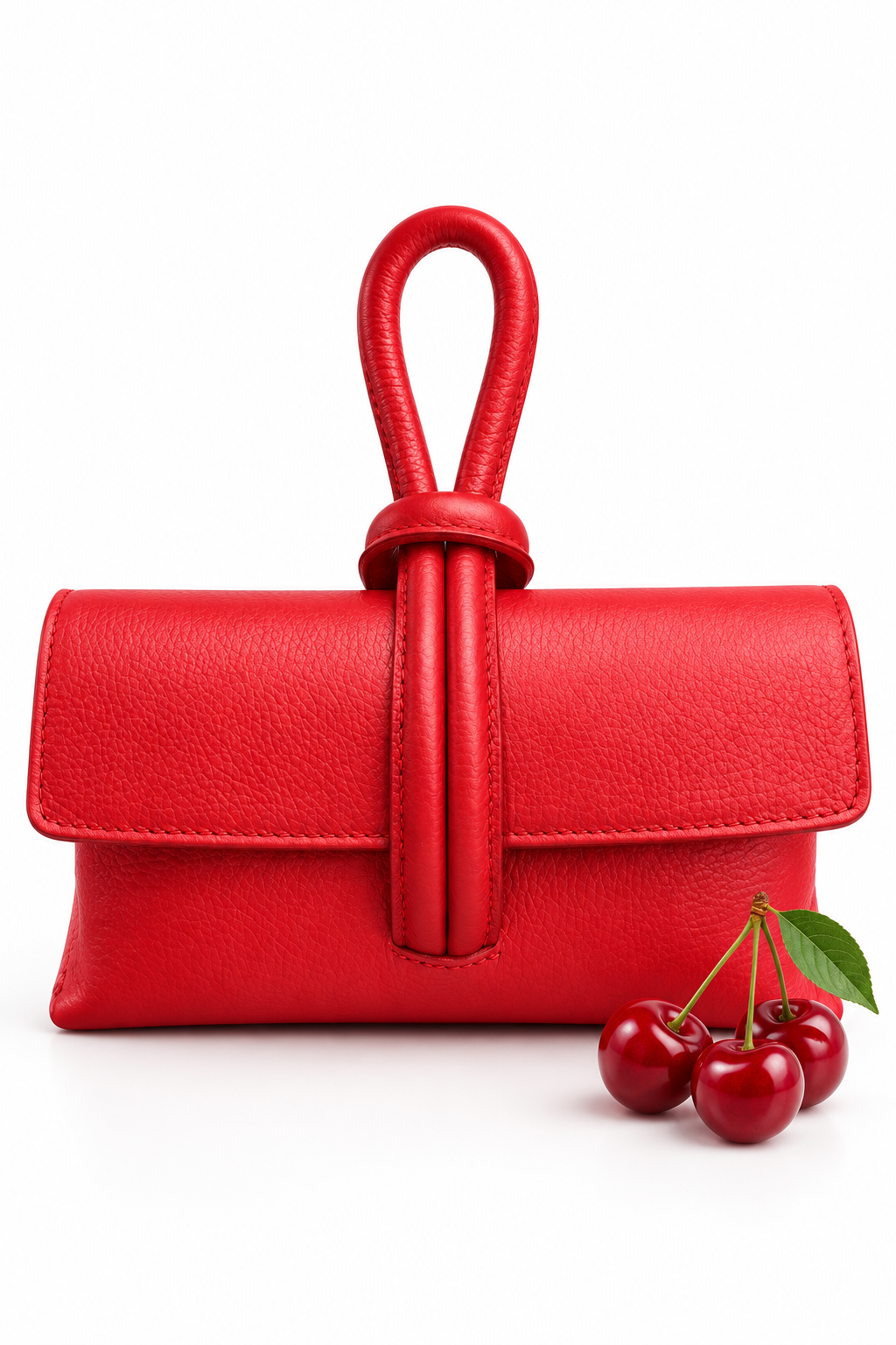 Borsa Sonia in pelle rossa