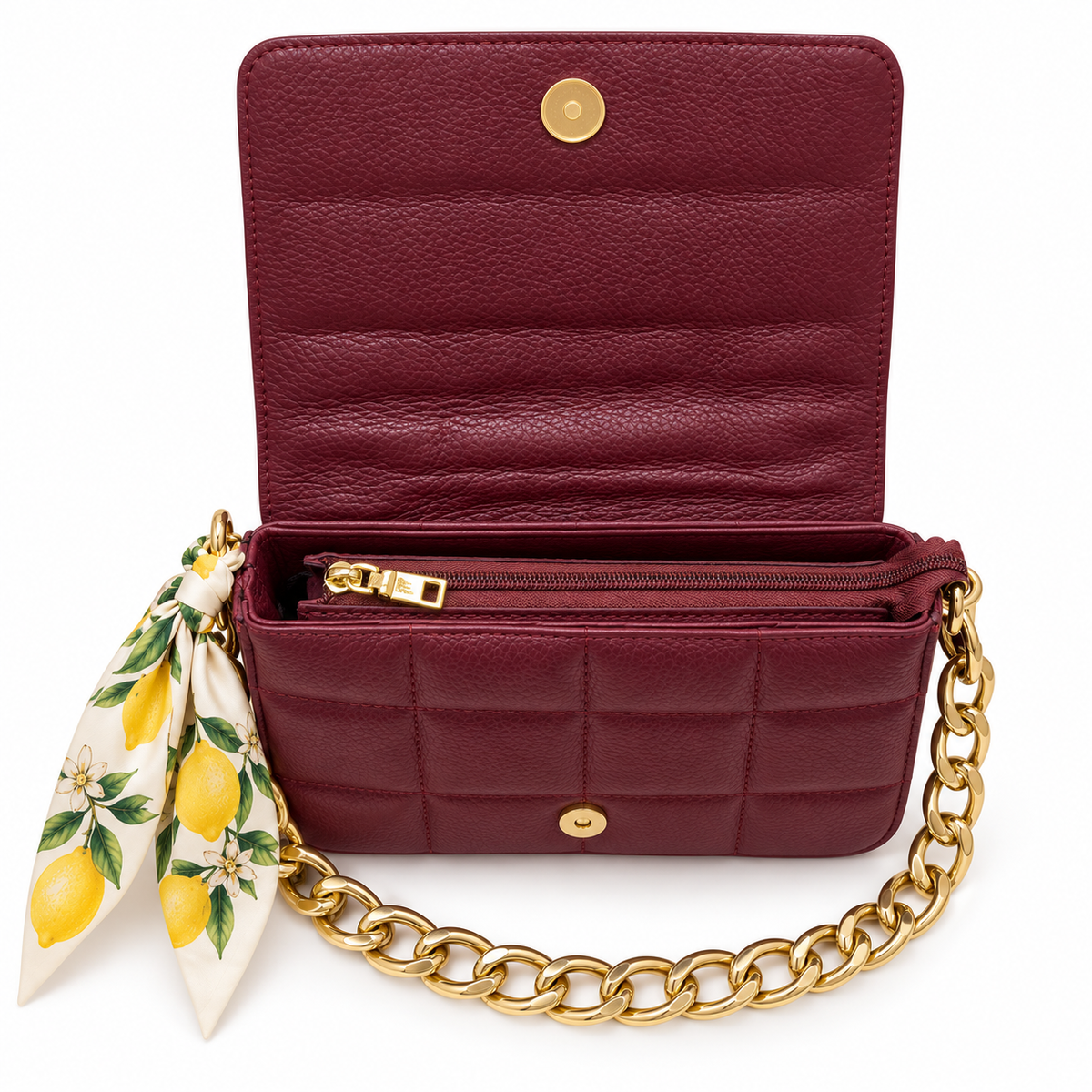 Mimi borsa pelle burgundy