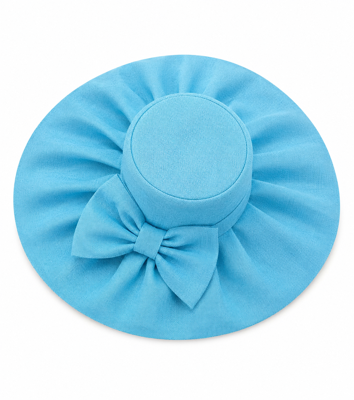Cappello turchese in paglia