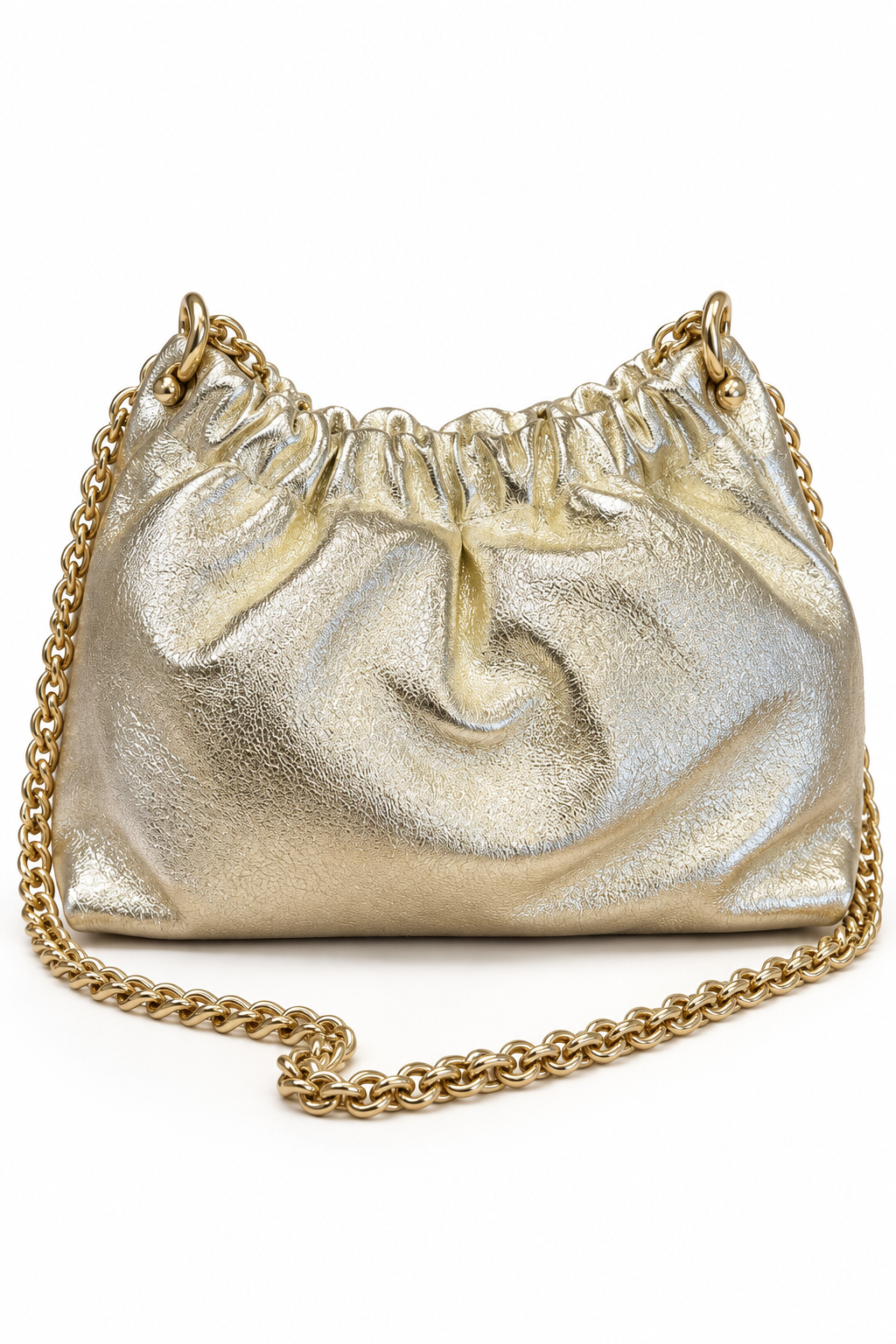Borsa piccola Sissi in pelle oro