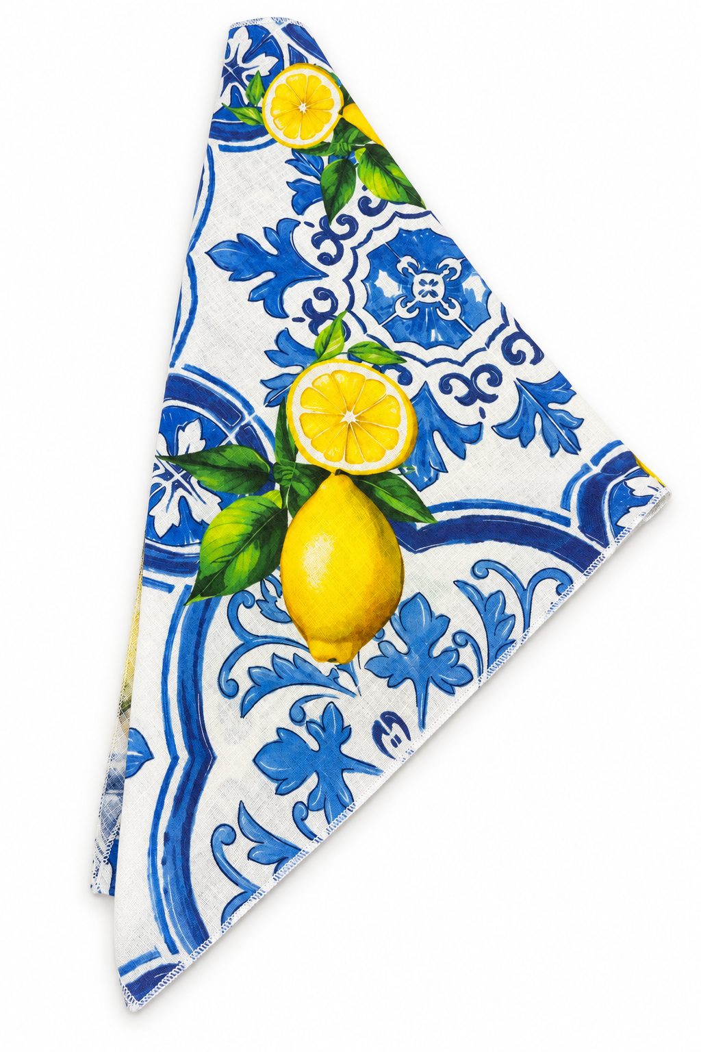 Bandana Lino stampa Limone nuovo